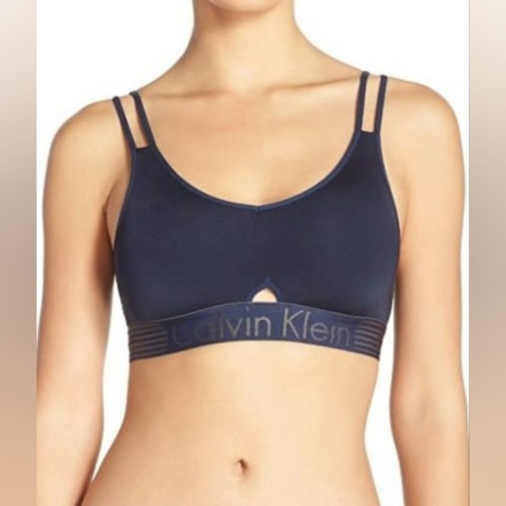 Calvin Klein Iron Strength Logo Bralette